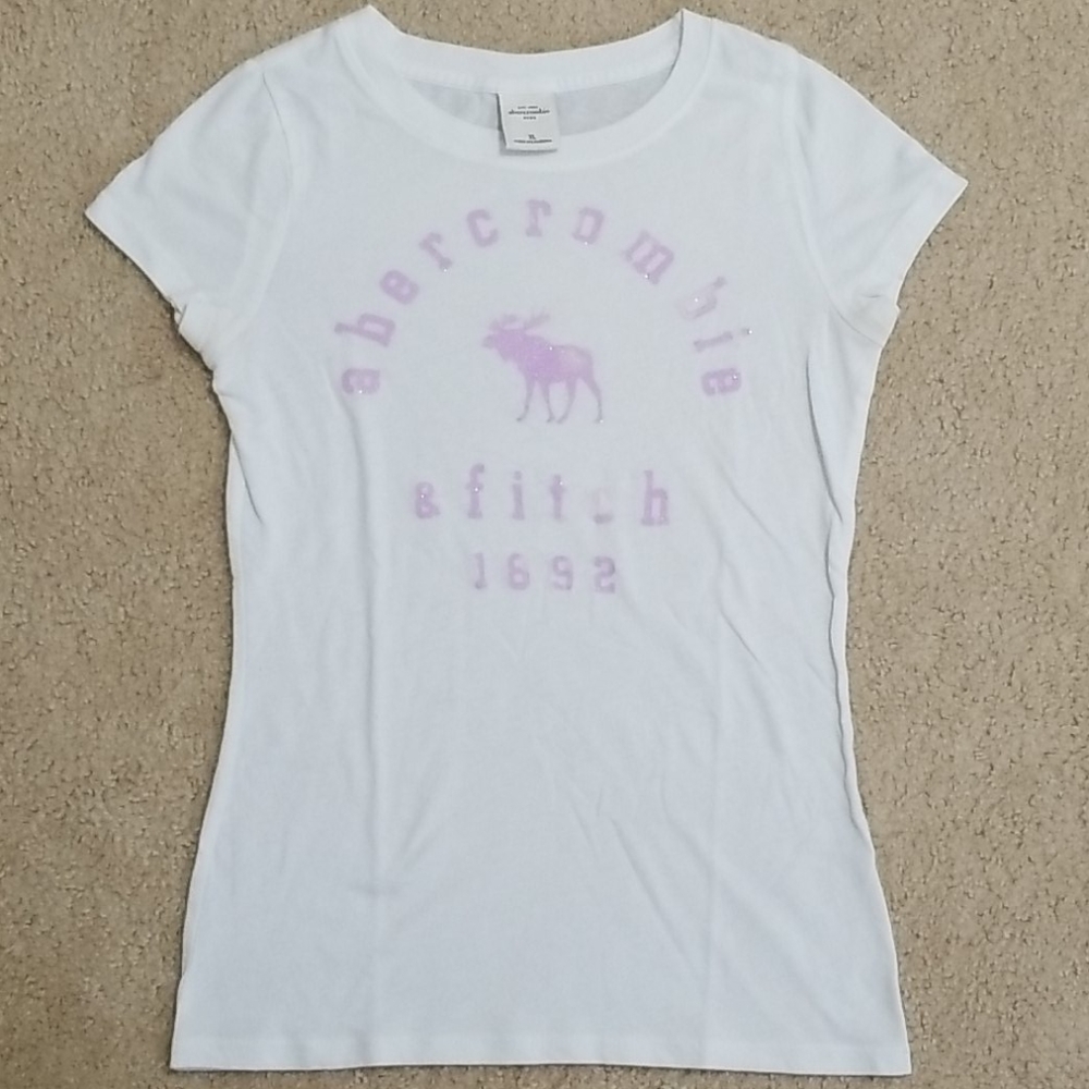 Kids White and Purple T-shirt
